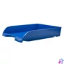 Kép 1/3 - Irattálca műanyag 550 extra széles 345x270x67mm, Bluering®, kék