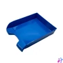 Kép 2/3 - Irattálca műanyag 550 extra széles 345x270x67mm, Bluering®, kék