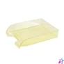 Kép 2/2 - Irattálca műanyag 550 extra széles 345x270x67mm, Bluering®, áttetsző sárga