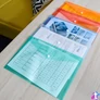 Kép 3/4 - Irattartó tasak A4, PP patentos Bluering® transzparens kék