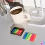 Kép 3/4 - Jelölőcímke 12x50mm, 5x25lap, műanyag adagolóban Bluering®