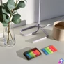 Kép 4/4 - Jelölőcímke 12x50mm, 5x25lap, műanyag adagolóban Bluering®