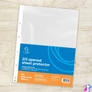 Kép 2/4 - Genotherm lefűzhető, A4, 100 micron narancsos belül 2/3 részben nyitott 4 lyukú Bluering® 100 db/csomag,
