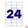 Kép 1/4 - Etikett címke, 70x37mm, 100 lap, 24 címke/lap Bluering®
