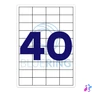 Kép 1/4 - Etikett címke, 52,5x29,7mm, 100 lap, 40 címke/lap Bluering®