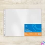 Kép 2/4 - Genotherm lefűzhető, A3, 80 micron fekvő, narancsos Bluering® 20 db/csomag,