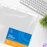 Kép 4/4 - Genotherm lefűzhető, A3, 80 micron álló, narancsos Bluering® 20 db/csomag,