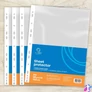 Kép 3/4 - Genotherm lefűzhető, A4, 115 micron narancsos felül és belül nyitott Bluering® 100 db/csomag,
