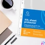 Kép 4/4 - Genotherm lefűzhető, A4, XXL 50 micron 250x310mm, extra SZÉLES víztiszta Bluering® 50 db/csomag