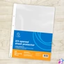 Kép 2/3 - Genotherm lefűzhető, A4, 70 micron narancsos belül 2/3 részben nyitott Bluering® 100 db/csomag,