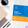 Kép 4/4 - Genotherm lefűzhető, A4, 80 micron víztiszta Bluering® 100 db/csomag,