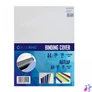 Kép 5/7 - Hátlap, A4, 230 g. bőrhatású 100 db/csomag, Bluering® fehér
