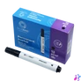 Kép 2/3 - Alkoholos marker 1-4mm, vágott végű Bluering® fekete