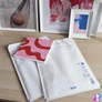 Kép 1/3 - Légpárnás tasak 18/H szilikon külső méret 290x370mm, belső méret 270x360mm, Bluering® fehér