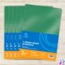 Kép 3/4 - Genotherm `L` A4, 80 micron zöld 25 db/csomag, Bluering®,