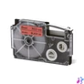 Kép 1/2 - Feliratozógép szalag XR-6RD1 6mmx8m Casio piros/fekete
