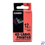 Kép 1/4 - Feliratozógép szalag XR-12RD1 9mmx8m Casio piros/fekete