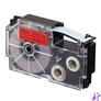 Kép 2/4 - Feliratozógép szalag XR-12RD1 9mmx8m Casio piros/fekete