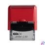 Kép 1/2 - Bélyegző C30 Colop piros átlátszó ház/kék párna