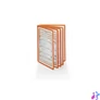 Kép 4/4 - Bemutatótábla panel, A4, 5 db/csomag, Durable Sherpa narancs