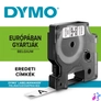 Kép 4/9 - Feliratozógép szalag Dymo D1 S0720530/45013 12mmx7m, ORIGINAL, fekete/fehér 
