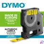 Kép 7/9 - Feliratozógép szalag Dymo D1 S0720580/45018 12mmx7m, ORIGINAL, fekete/sárga