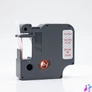 Kép 2/2 - Feliratozógép szalag kompatibilis Dymo D1 S0720520/45012 12mmx7m ECO piros/víztiszta