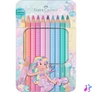 Kép 1/3 - Színes ceruza készlet háromszögletű SPARKLE Faber-Castell 10klf. szín