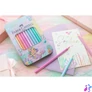 Kép 2/3 - Színes ceruza készlet háromszögletű SPARKLE Faber-Castell 10klf. szín