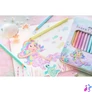 Kép 3/3 - Színes ceruza készlet háromszögletű SPARKLE Faber-Castell 10klf. szín