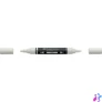 Kép 1/2 - Akril marker kétvégű MULTIMARK 101 Faber-Castell fehér 