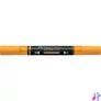 Kép 2/2 - Akril marker kétvégű MULTIMARK 309 Faber-Castell világos narancs