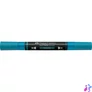 Kép 2/2 - Akril marker kétvégű MULTIMARK 313 Faber-Castell türkiz 