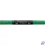 Kép 2/2 - Akril marker kétvégű MULTIMARK 316 Faber-Castell zöld 