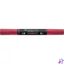 Kép 2/2 - Akril marker kétvégű MULTIMARK 433 Faber-Castell piros bogyó