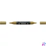 Kép 1/2 - Akril marker kétvégű MULTIMARK 250 Faber-Castell arany 