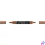 Kép 1/2 - Akril marker kétvégű MULTIMARK 252 Faber-Castell réz 
