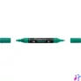 Kép 1/2 - Akril marker kétvégű MULTIMARK 358 Faber-Castell smaragdzöld 