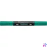 Kép 2/2 - Akril marker kétvégű MULTIMARK 358 Faber-Castell smaragdzöld 