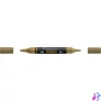 Kép 1/2 - Akril marker kétvégű MULTIMARK 178 Faber-Castell kávé barna