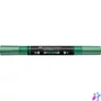Kép 2/2 - Akril marker kétvégű MULTIMARK 295 Faber-Castell metál zöld