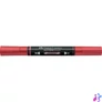 Kép 2/2 - Akril marker kétvégű MULTIMARK 296 Faber-Castell metál piros