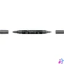 Kép 1/2 - Akril marker kétvégű MULTIMARK 297 Faber-Castell metál acélszürke