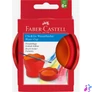 Kép 2/2 - Ecsettál összecsukható mechanizmussal CLIC&GO Faber-Castell piros