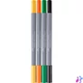 Kép 2/2 - Rostirón, filctoll készlet akvarell kétvégű GOLDFABER AQUA Trópusi tukán Faber-Castell 4klf. szín