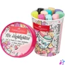 Kép 2/2 - Szövegkiemelő készlet 1-5mm vágott,papír pohárban Faber-Castell 46 pasztell 10klf. szín