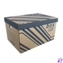 Kép 1/3 - Archiváló konténer karton doboz fedeles 54x31x36cm, külön záródó levehető fedéllel Fornax