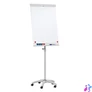 Kép 1/6 - Flipchart tábla mobil 68x105cm, mágneses 5 görgős gurítható X-tra Line Mobil  EL-FC31 Franken