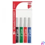 Kép 2/2 - Flipchart marker készlet vízbázisú 1-4mm, vágott Artip 12, 4 klf.szín