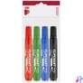 Kép 1/2 - Flipchart marker készlet vízbázisú 1-4mm, vágott Artip 12XXL, 4 klf.szín